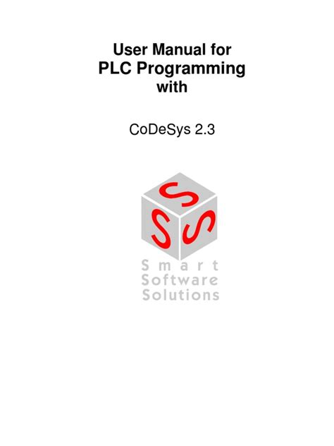 Download Download PDF. . Codesys programming manual pdf